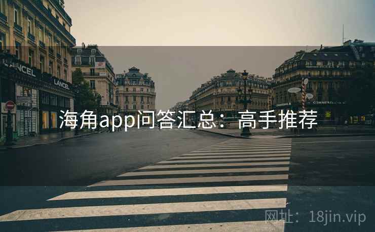 海角app问答汇总：高手推荐